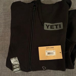Men’s Yeti Zip Up Hoodie- Size Large